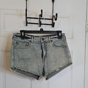 Free People Light Blue Jean Shorts